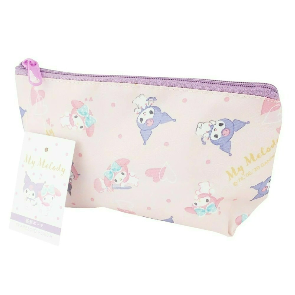 日本大創 Daiso 三麗鷗 Sanrio 化妝包 拉鍊包 拉鍊袋 收納包 防水包-細節圖4