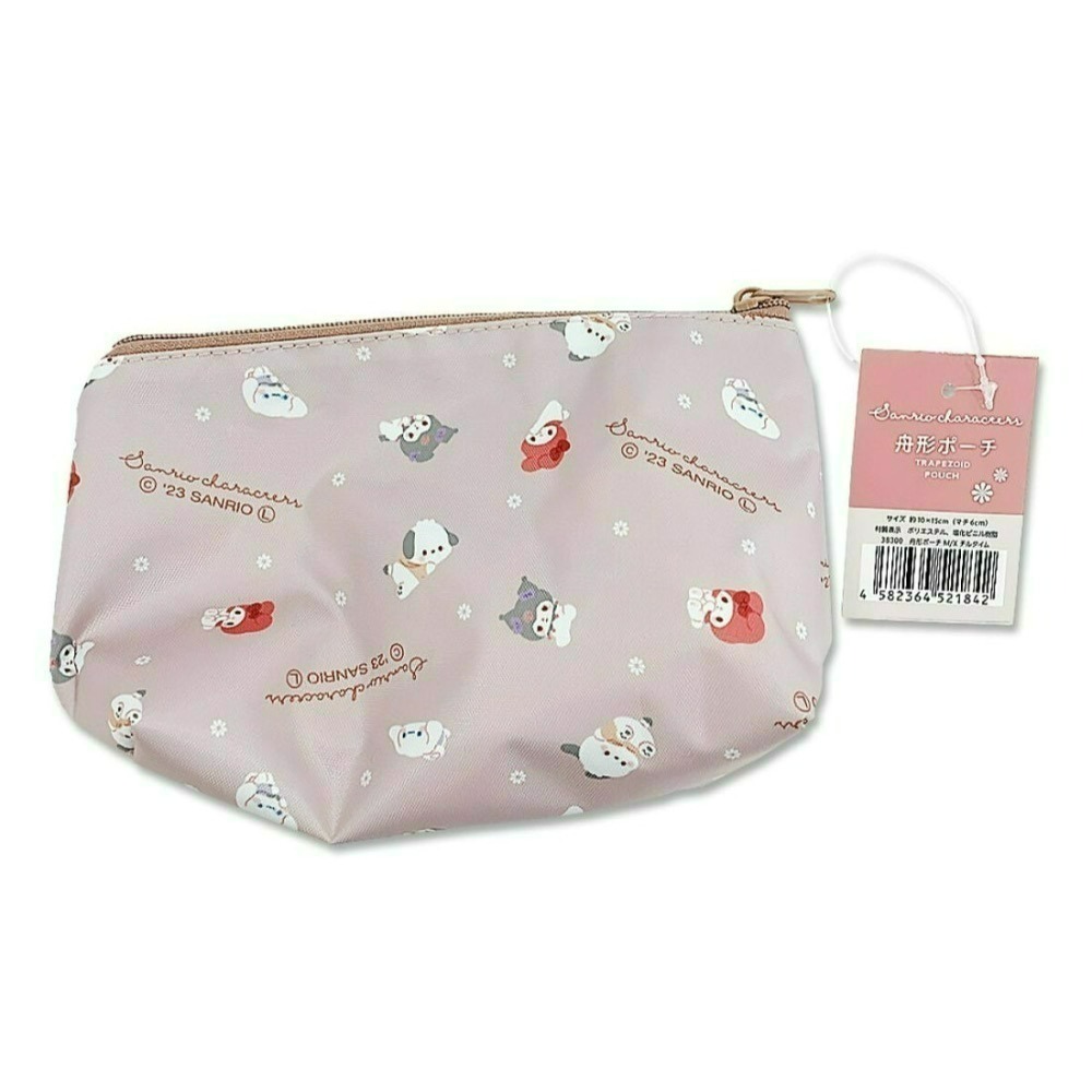 日本大創 Daiso 三麗鷗 Sanrio 化妝包 拉鍊包 拉鍊袋 收納包 防水包-細節圖6