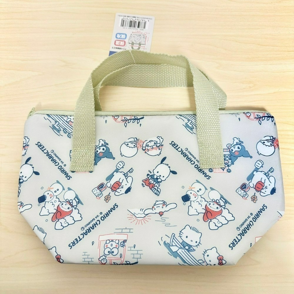 日本 百元商品 大創 Daiso Seria 三麗鷗 Sanrio 迪士尼 公主 保冷袋 保溫袋 午餐袋 便當袋-規格圖9