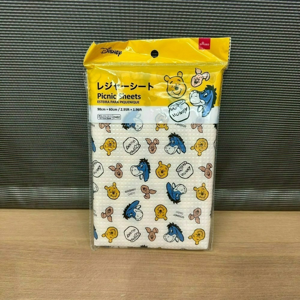[6/20新增款式] 日本 百元商店 大創 Seria 維尼 小物 拉鍊包 野餐墊 文具 夾鏈袋 冷水瓶 濾茶器 杯蓋-規格圖11