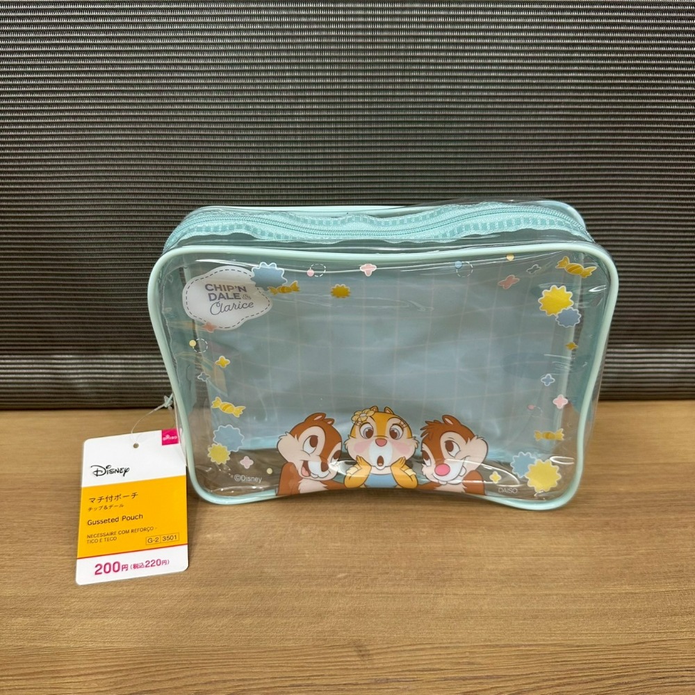 日本 百元商店 大創 Seria 奇奇蒂蒂 奇蒂 小物 公仔筆 夾鏈袋 洗衣袋 網格拉鏈袋 零錢包 保鮮盒 透明收納包-規格圖11