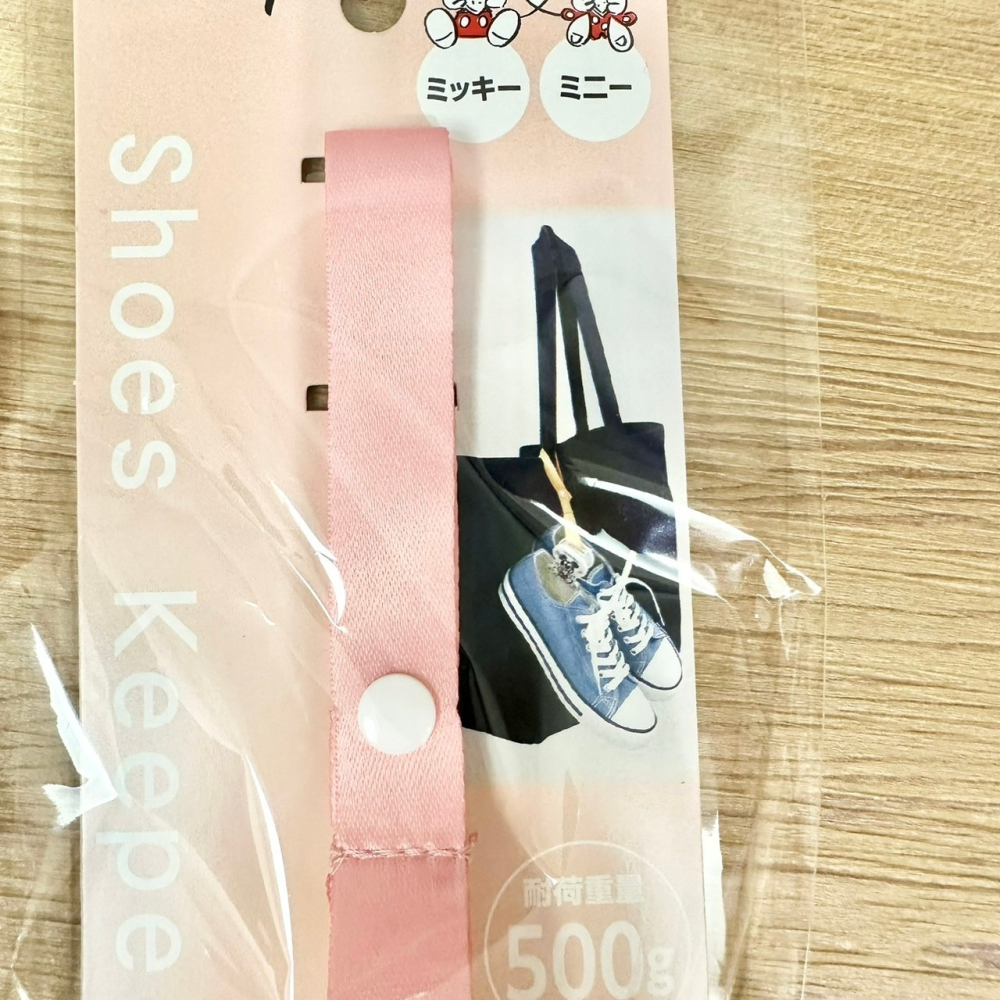 日本 百元商店 大創 Seria 迪士尼 米妮 兒童鞋用收納夾 萬用夾 推車用夾子 毛巾夾 多功能夾-細節圖2