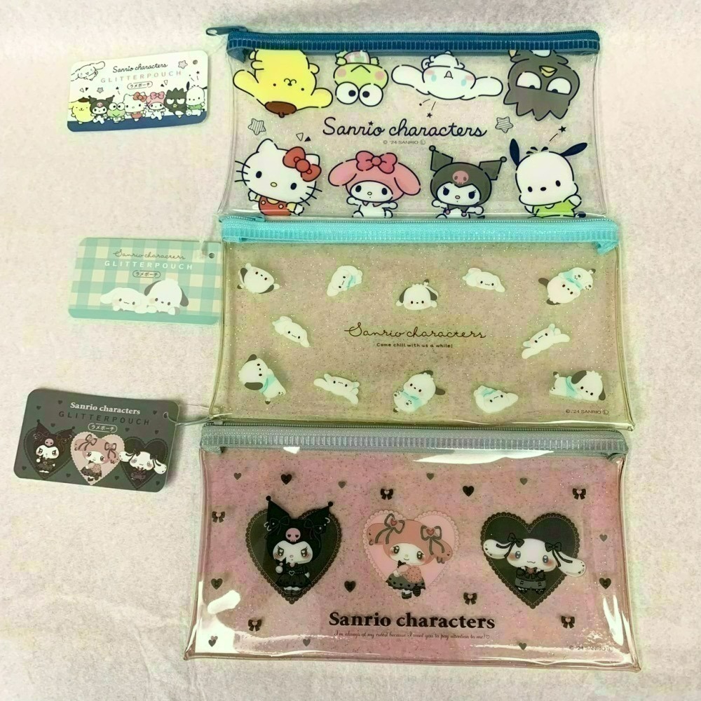 [5/10 新增款式] 日本 百元商店 大創 Seria 三麗鷗 Sanrio 萬用拉鍊袋 收納袋 小物收納 透明筆袋-細節圖7