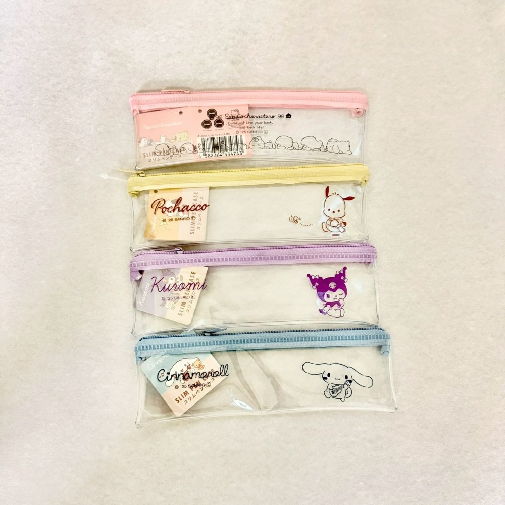 [6/20 新增款式] 日本 百元商店 大創 Seria 三麗鷗 Sanrio 萬用拉鍊袋 收納袋 小物收納 透明筆袋-細節圖8