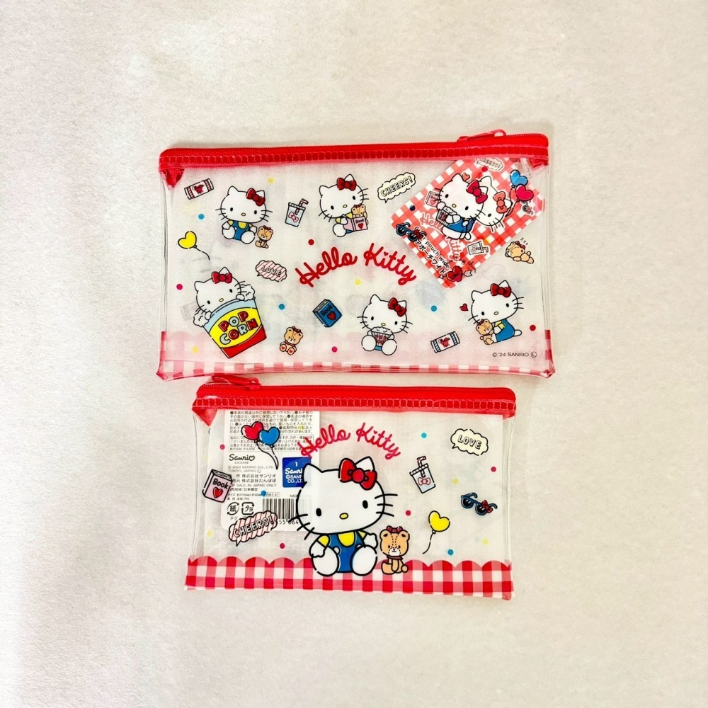 [6/20 新增款式] 日本 百元商店 大創 Seria 三麗鷗 Sanrio 萬用拉鍊袋 收納袋 小物收納 透明筆袋-細節圖11