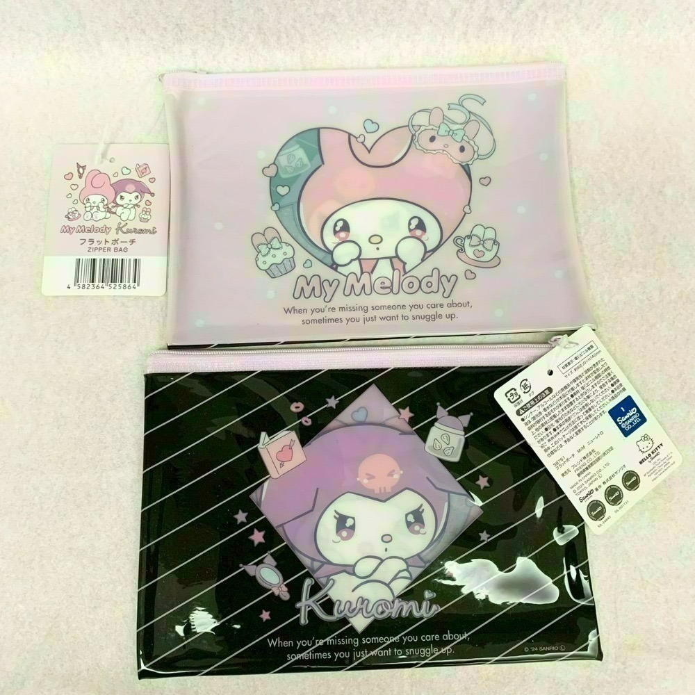 [6/20 新增款式] 日本 百元商店 大創 Seria 三麗鷗 Sanrio 萬用拉鍊袋 收納袋 小物收納 透明筆袋-規格圖11
