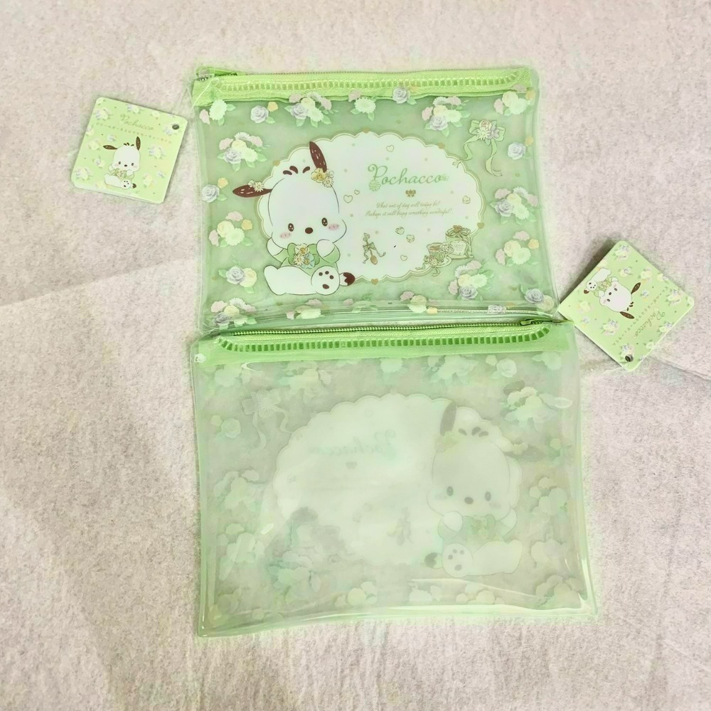 日本百元商店 Daiso 大創 Seria 三麗鷗 Sanrio 萬用拉鍊袋 透明筆袋 小物收納 大耳狗 帕恰狗 酷洛米-規格圖10