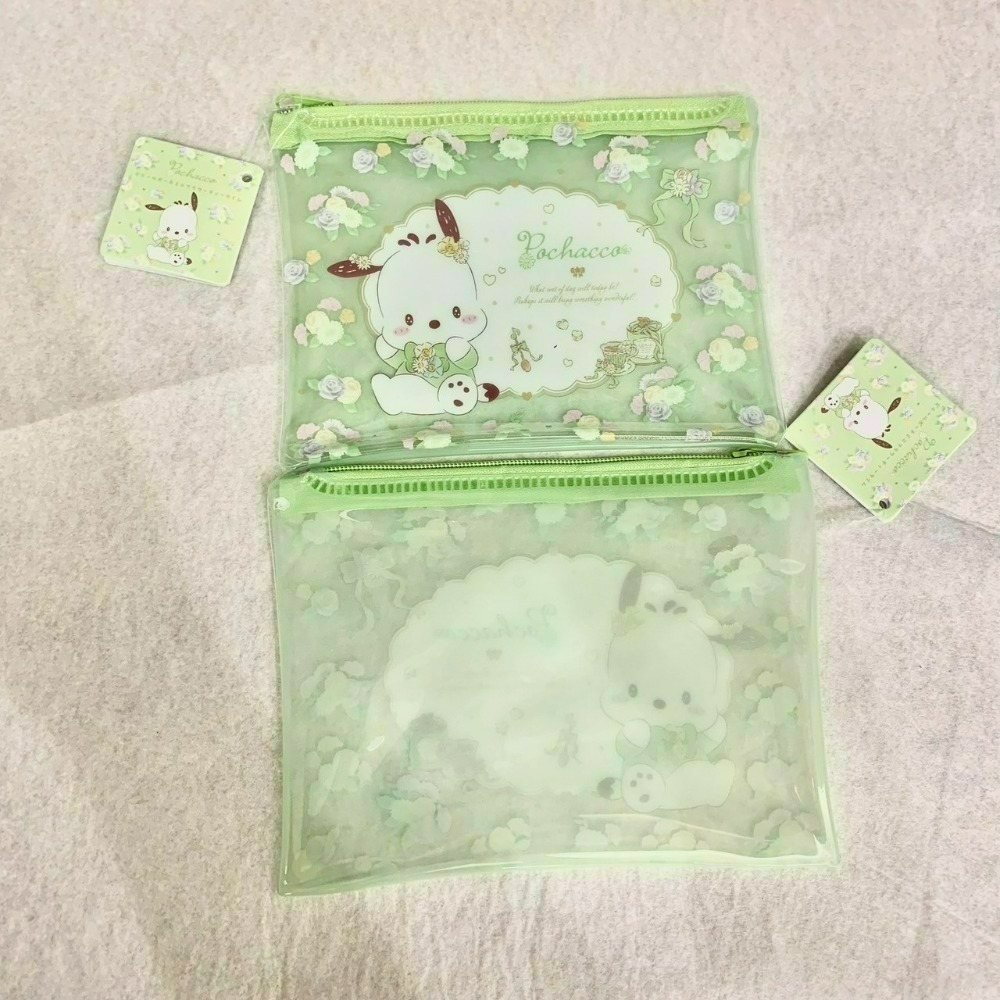 日本百元商店 Daiso 大創 Seria 三麗鷗 Sanrio 萬用拉鍊袋 透明筆袋 小物收納 大耳狗 帕恰狗 酷洛米-規格圖10