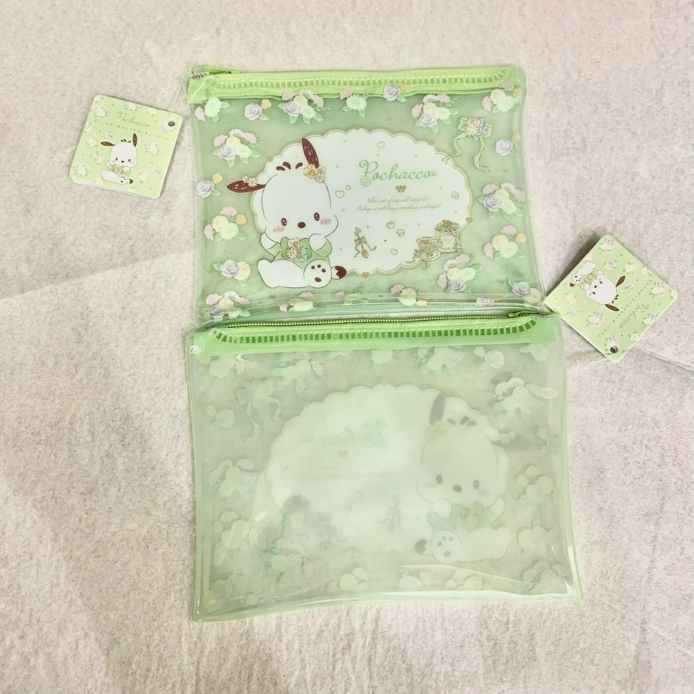 日本百元商店 Daiso 大創 Seria 三麗鷗 Sanrio 萬用拉鍊袋 透明筆袋 小物收納 大耳狗 帕恰狗 酷洛米-規格圖10