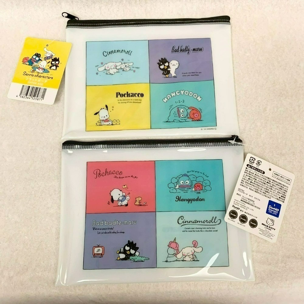 日本百元商店 Daiso 大創 Seria 三麗鷗 Sanrio 萬用拉鍊袋 透明筆袋 小物收納 大耳狗 帕恰狗 酷洛米-規格圖10
