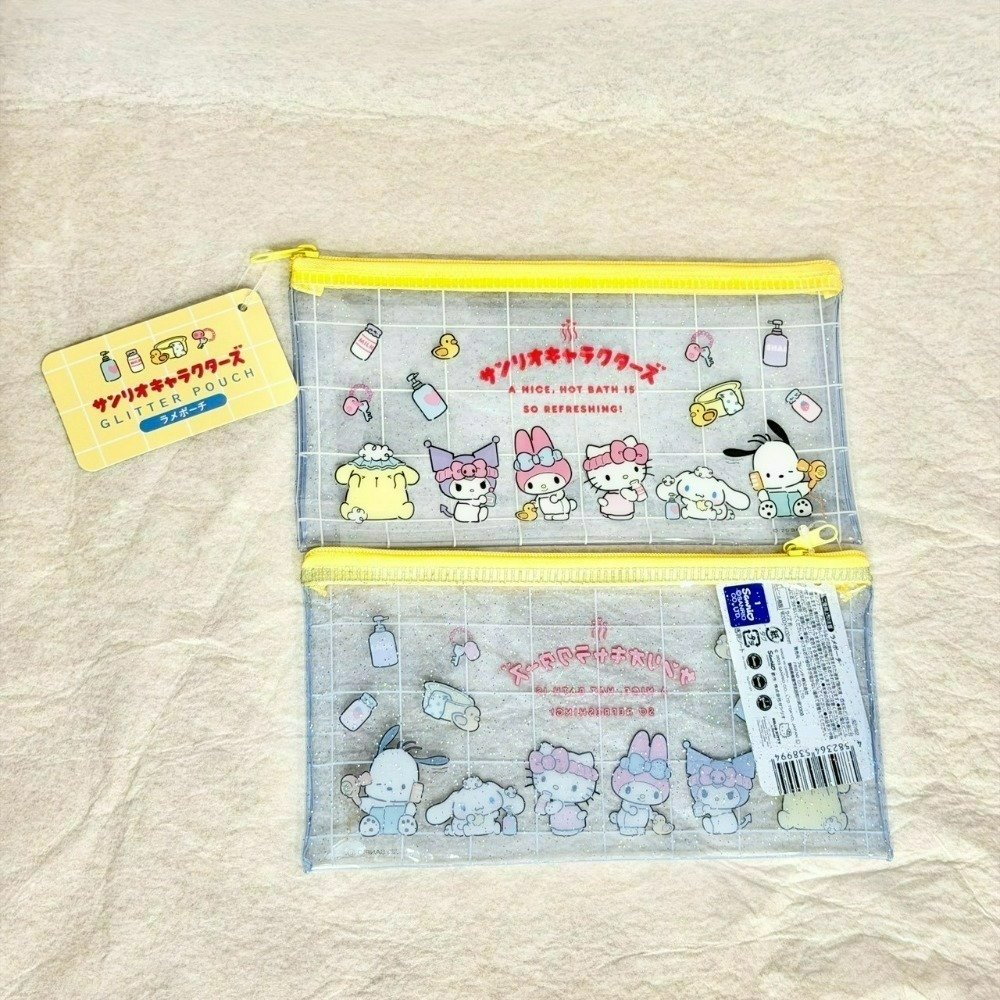 [9/7新增款式] 日本 百元商店 大創 Seria 三麗鷗 Sanrio 萬用拉鍊袋 收納袋 小物收納 透明筆袋-規格圖11