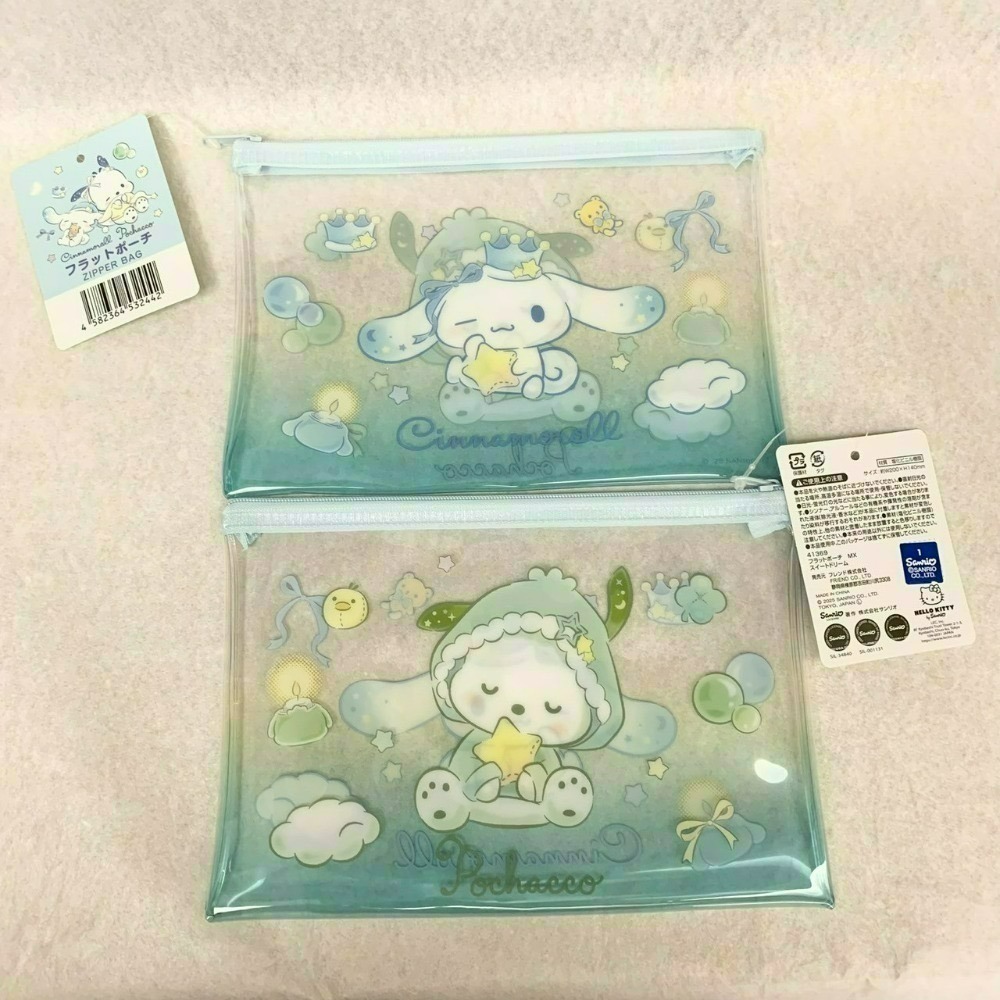 日本百元商店 Daiso 大創 Seria 三麗鷗 Sanrio 萬用拉鍊袋 透明筆袋 小物收納 大耳狗 帕恰狗 酷洛米-規格圖10