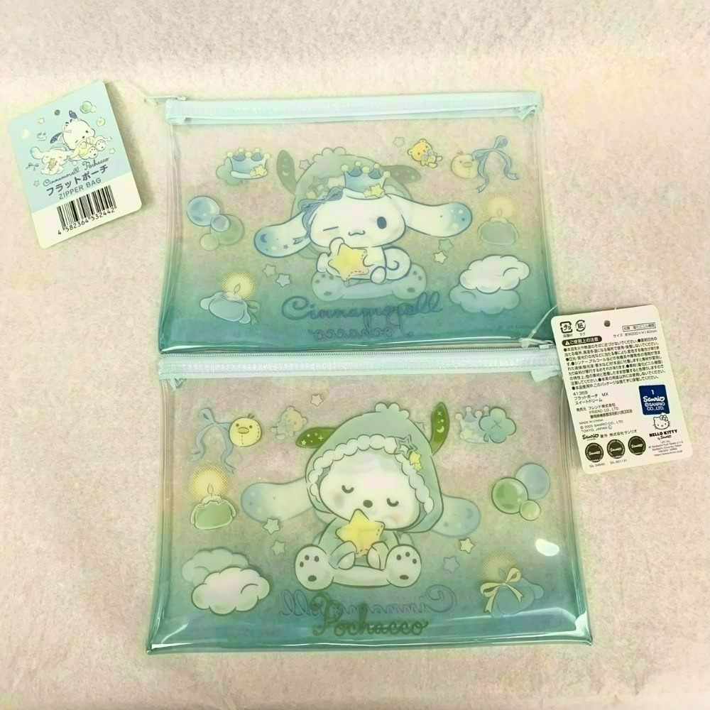 [5/10 新增款式] 日本 百元商店 大創 Seria 三麗鷗 Sanrio 萬用拉鍊袋 收納袋 小物收納 透明筆袋-規格圖10
