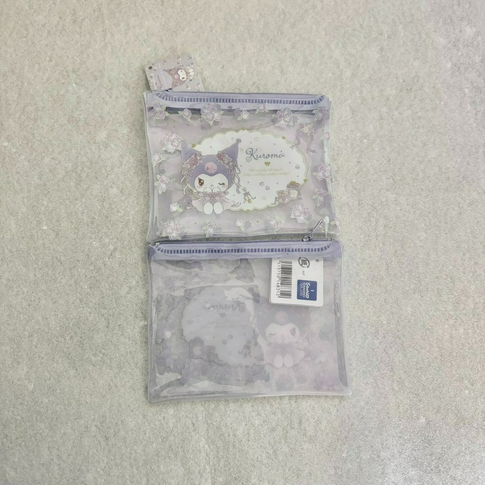 [6/20 新增款式] 日本 百元商店 大創 Seria 三麗鷗 Sanrio 萬用拉鍊袋 收納袋 小物收納 透明筆袋-規格圖11
