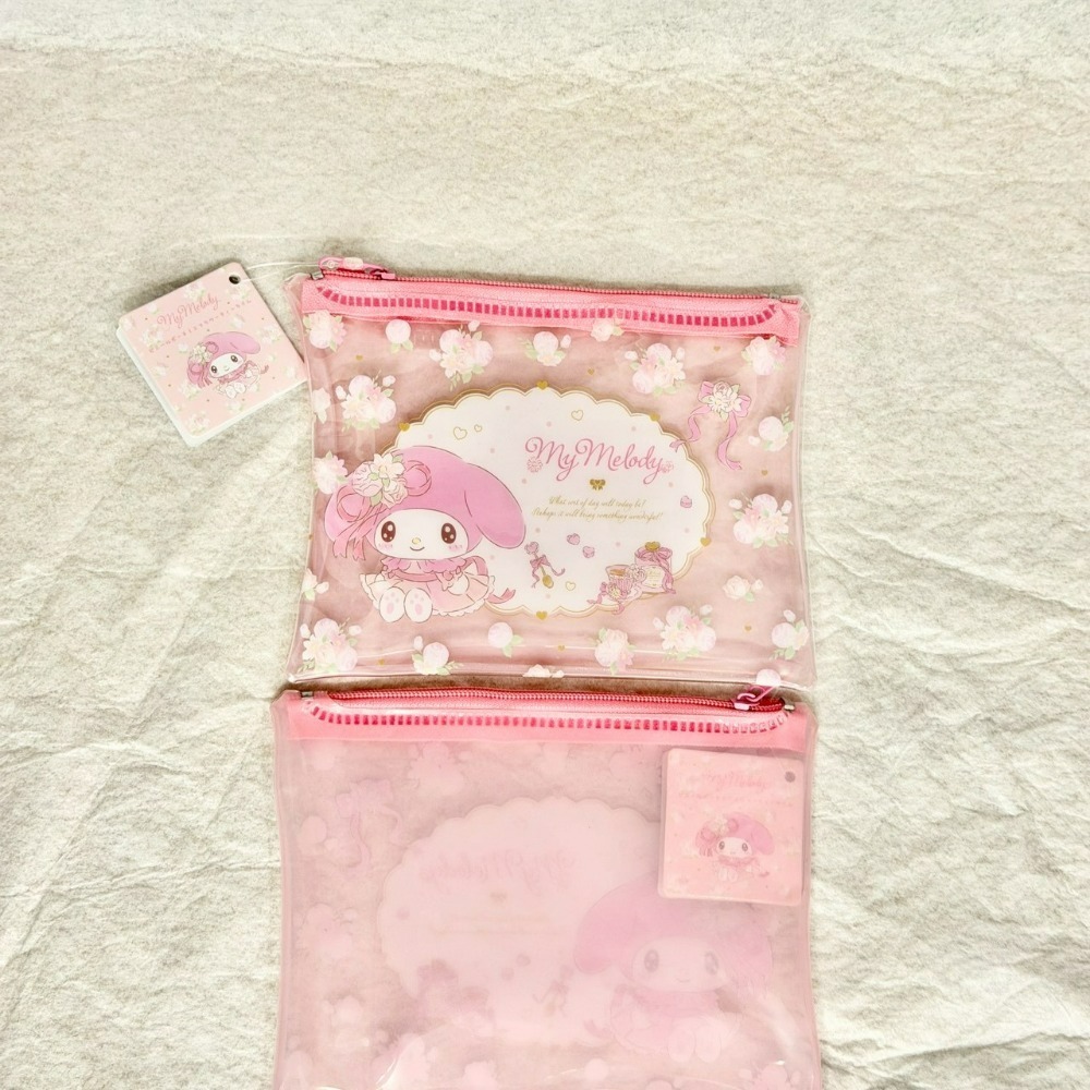 [5/10 新增款式] 日本 百元商店 大創 Seria 三麗鷗 Sanrio 萬用拉鍊袋 收納袋 小物收納 透明筆袋-規格圖10