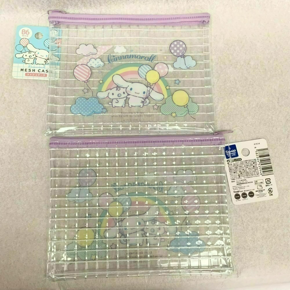 日本百元商店 Daiso 大創 Seria 三麗鷗 Sanrio 萬用拉鍊袋 透明筆袋 小物收納 大耳狗 帕恰狗 酷洛米-規格圖10