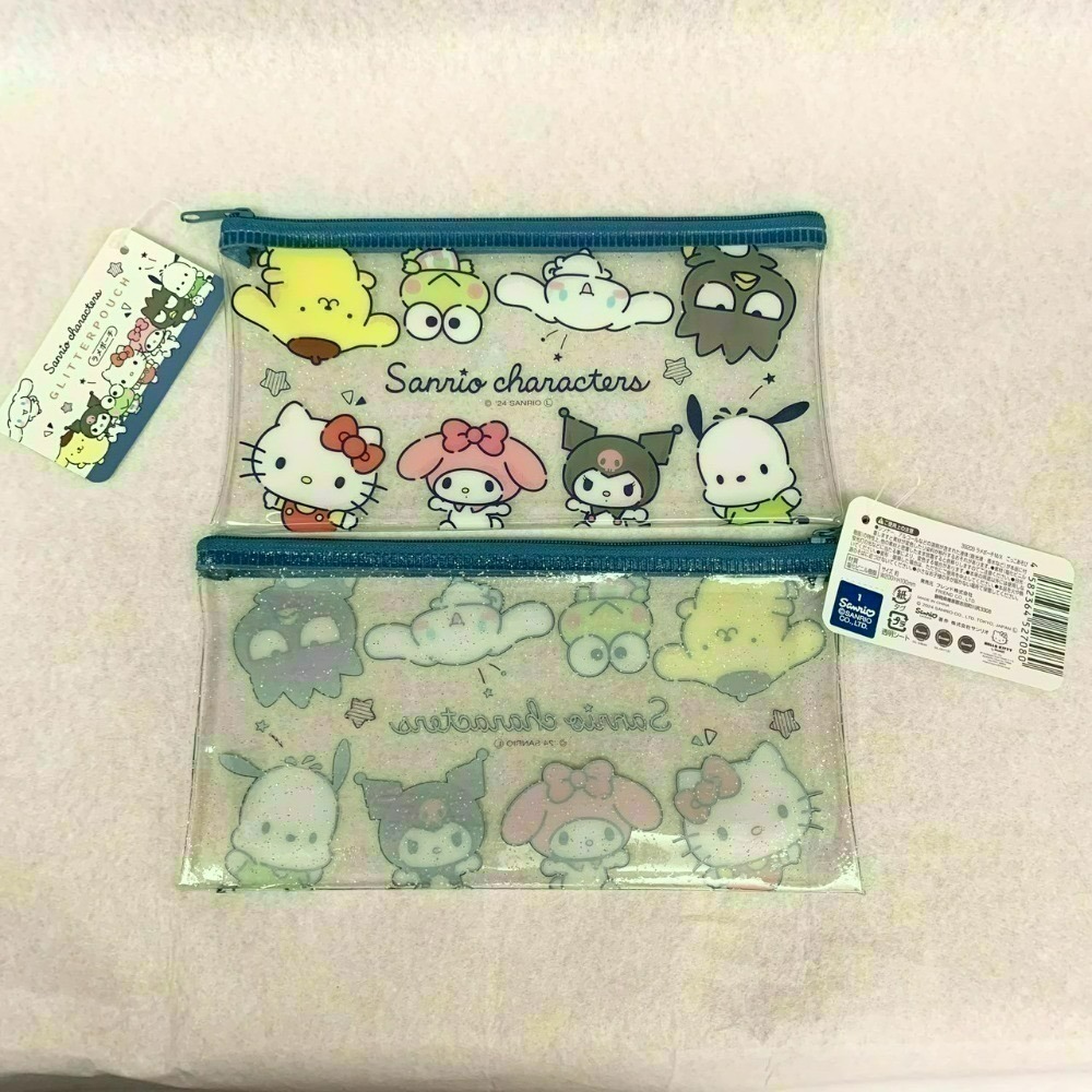 [6/20 新增款式] 日本 百元商店 大創 Seria 三麗鷗 Sanrio 萬用拉鍊袋 收納袋 小物收納 透明筆袋-規格圖11