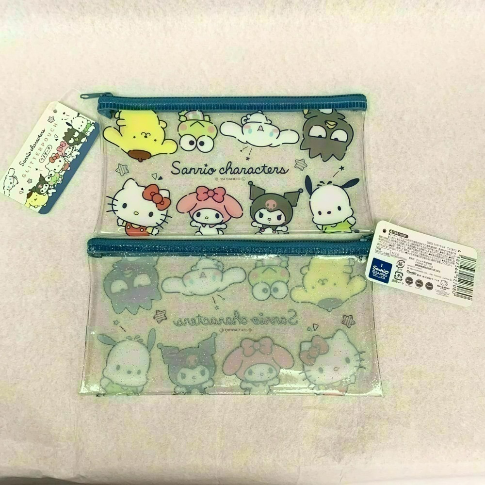 [9/7新增款式] 日本 百元商店 大創 Seria 三麗鷗 Sanrio 萬用拉鍊袋 收納袋 小物收納 透明筆袋-規格圖11