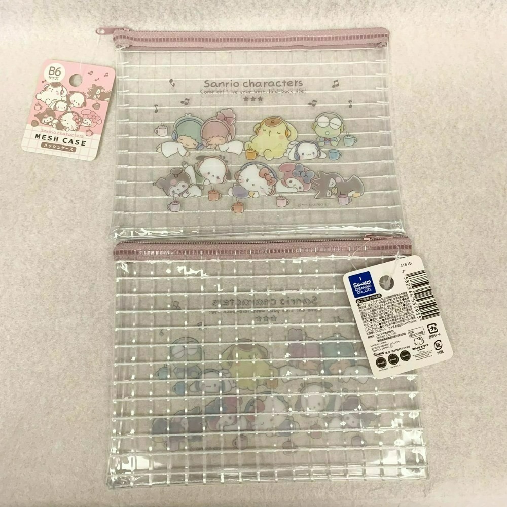 日本百元商店 Daiso 大創 Seria 三麗鷗 Sanrio 萬用拉鍊袋 透明筆袋 小物收納 大耳狗 帕恰狗 酷洛米-規格圖10
