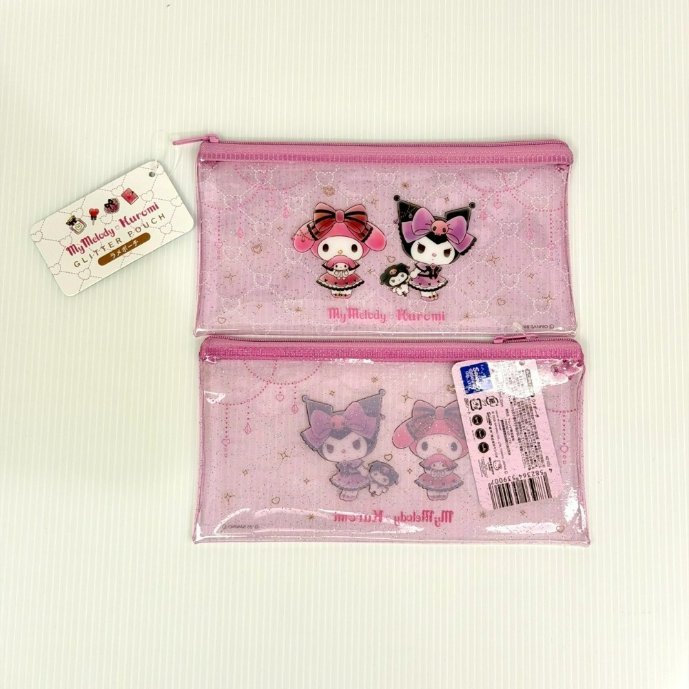 [9/7新增款式] 日本 百元商店 大創 Seria 三麗鷗 Sanrio 萬用拉鍊袋 收納袋 小物收納 透明筆袋-規格圖11