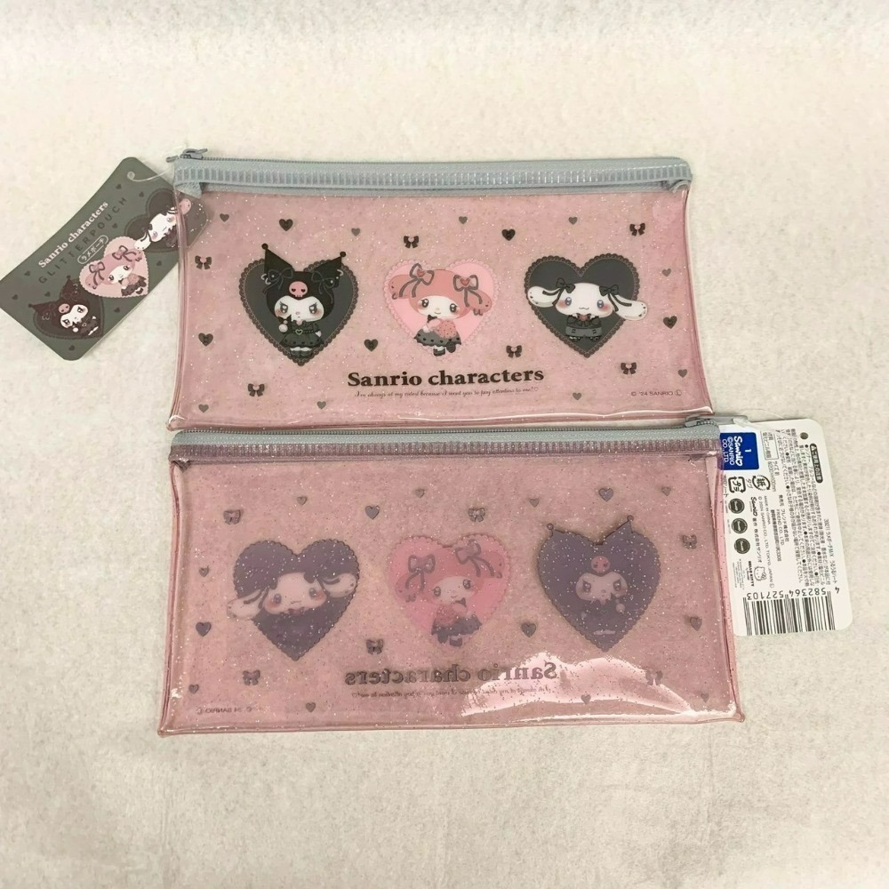 日本百元商店 Daiso 大創 Seria 三麗鷗 Sanrio 萬用拉鍊袋 透明筆袋 小物收納 大耳狗 帕恰狗 酷洛米-規格圖10