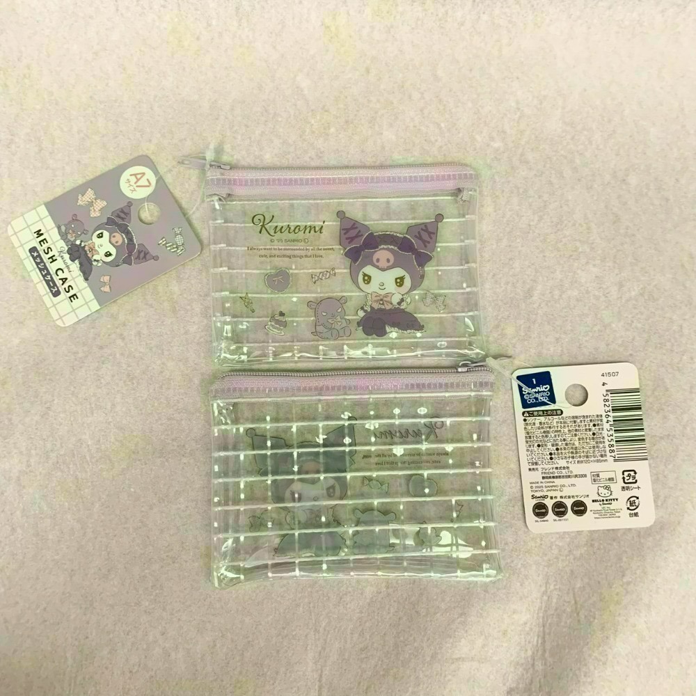 [9/7新增款式] 日本 百元商店 大創 Seria 三麗鷗 Sanrio 萬用拉鍊袋 收納袋 小物收納 透明筆袋-規格圖11