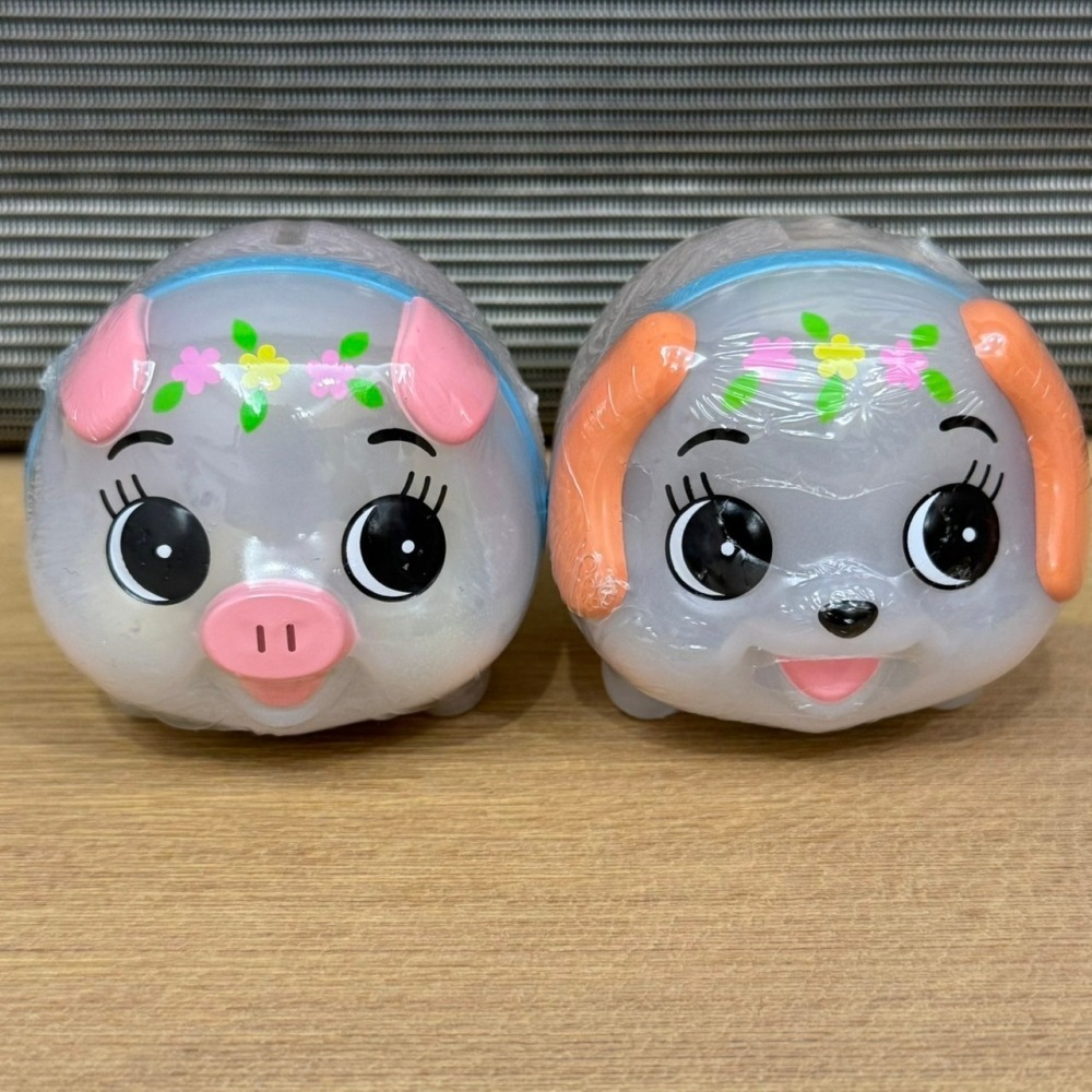 日本 Qualia 小豬存錢筒和它的朋友們 轉蛋 扭蛋 撲滿 小狗-細節圖4