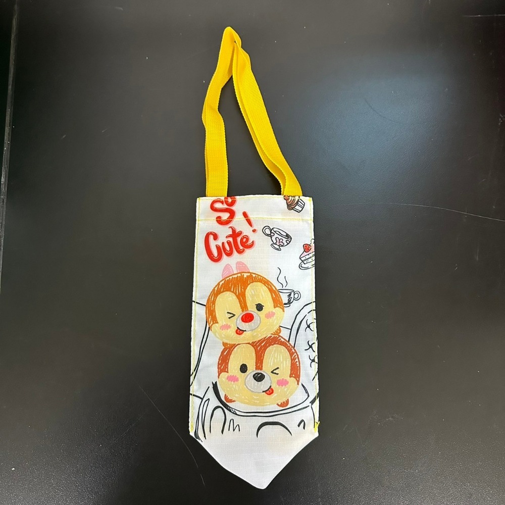 迪士尼 奇奇蒂蒂 奇蒂 小物 吊飾 毛巾 方巾 飲料袋 鑰匙包 零錢包 背包 證件套 魔鬼氈捲線器-規格圖10