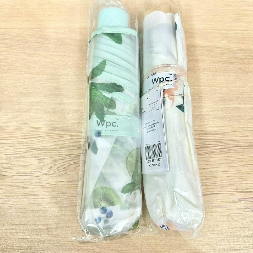 wpc 日本 w.p.c 晴雨兩用折傘 摺疊傘 雨傘 陽傘 遮陽傘 抗UV 含手提收納包 拉鍊收納包 傘套-細節圖3