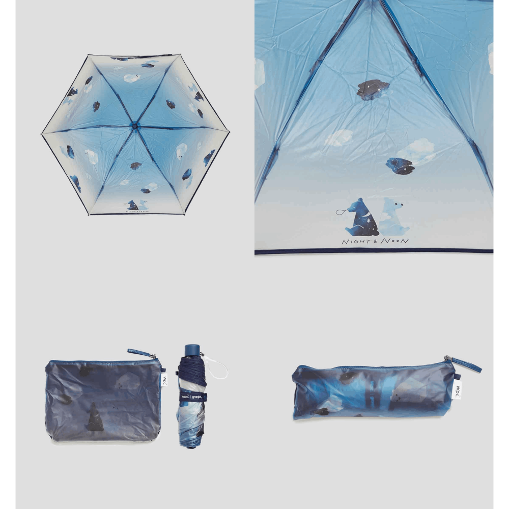 wpc 日本 w.p.c 晴雨兩用折傘 摺疊傘 雨傘 陽傘 遮陽傘 抗UV 含手提收納包 拉鍊收納包 傘套-規格圖11