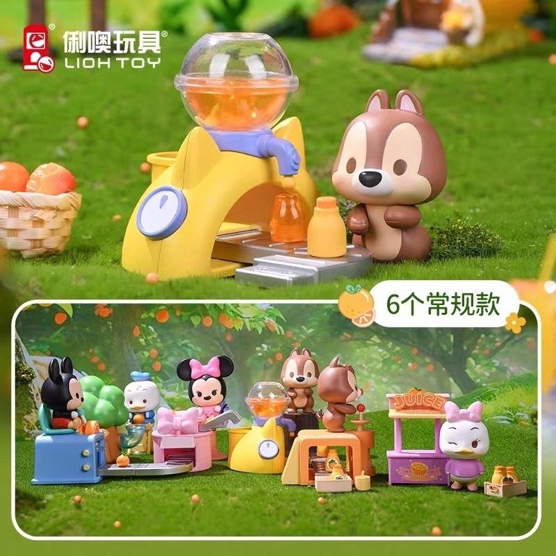 俐噢玩具 LIOH TOY 迪士尼 Disney 果汁工坊 盲盒 公仔 擺飾 RB-143 米奇 米妮 唐老鴨 黛西-細節圖3