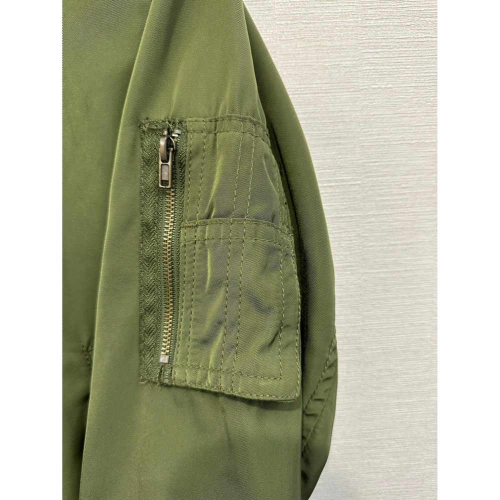 <二手> OLIVE des OLIVE 軍綠飛行員外套 size F-細節圖3
