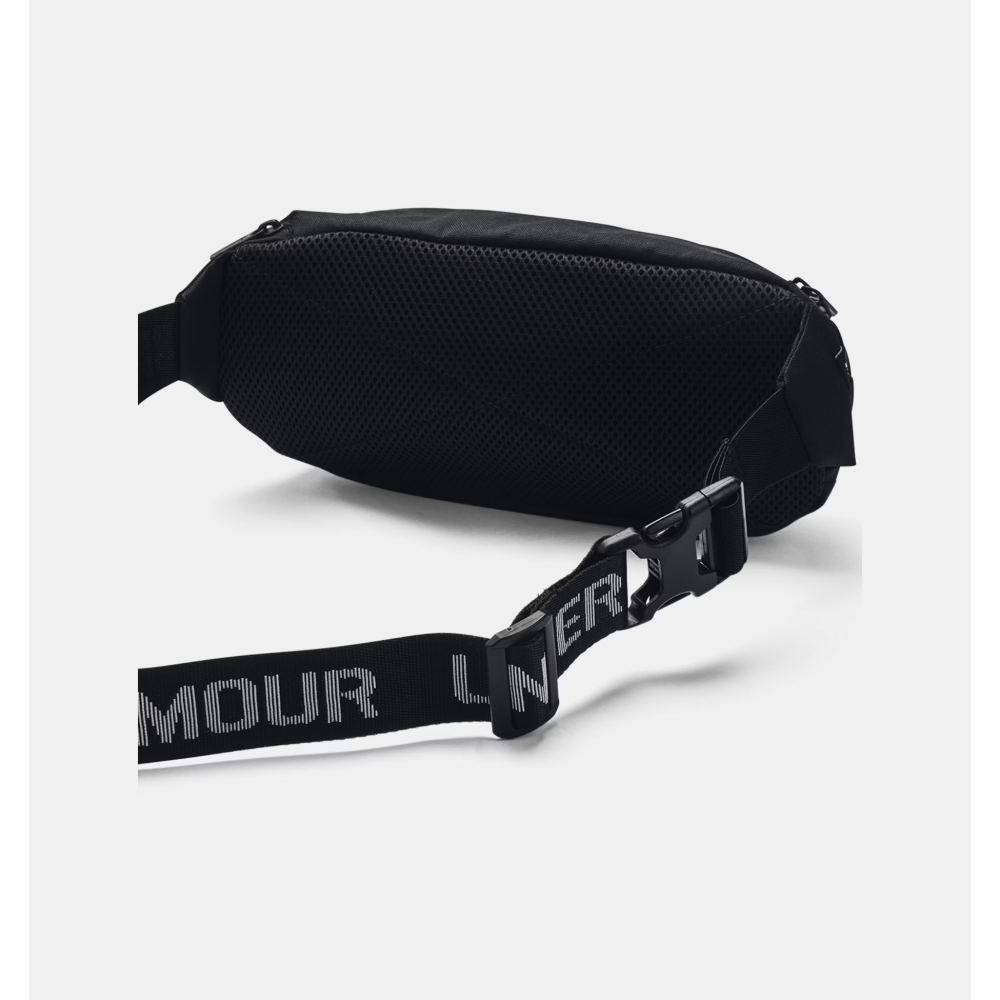 美國 UA 安德瑪 Under Armour Flex 斜背包 肩背包 胸包 腰包 軍綠 橘紅-細節圖9