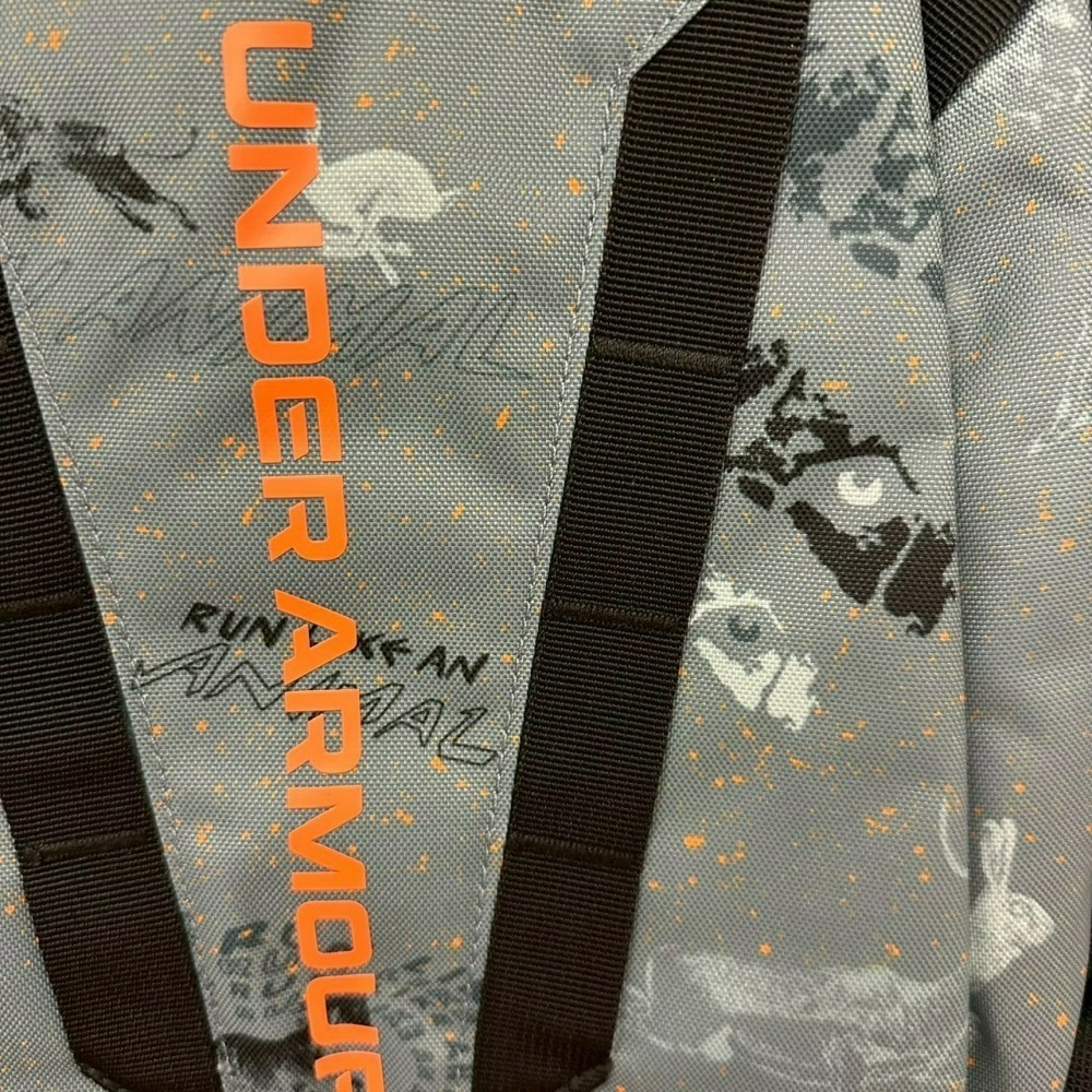 美國 UA 安德瑪 Under Armour Hustle 5.0 後背包 黑色 迷彩 動物-細節圖11