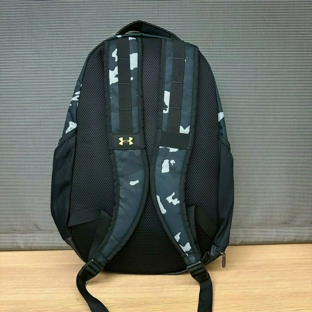 美國 UA 安德瑪 Under Armour Hustle 5.0 後背包 黑色 迷彩 動物-細節圖3