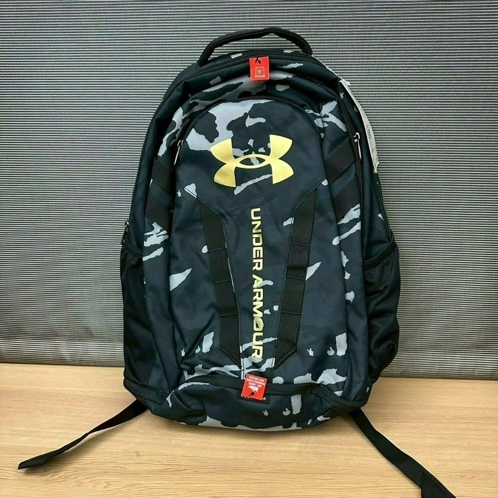 美國 UA 安德瑪 Under Armour Hustle 5.0 後背包 黑色 迷彩 動物-規格圖11