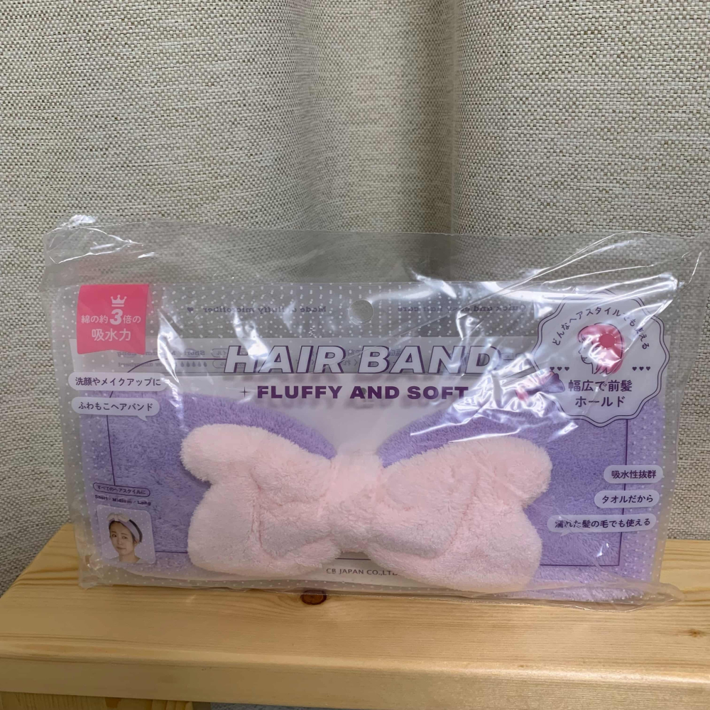 日本 Carari CB Japan 極柔馬卡龍系列超細纖維髮帶-細節圖7