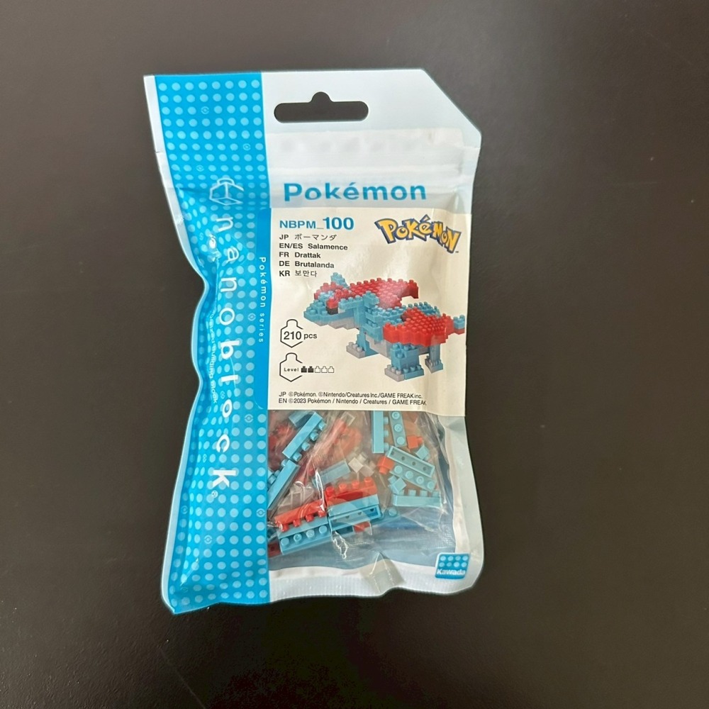 日本 KAWADA 河田積木 nanoblock 迷你積木 寶可夢 Pokemon 暴飛龍 210PCS NBPM100-細節圖2
