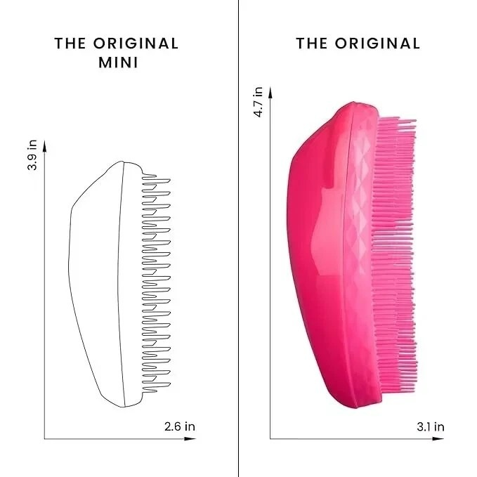 TANGLE TEEZER 提碁 王妃梳 順髮梳 攜帶梳 一大一小2件組 乾濕兩用-細節圖2