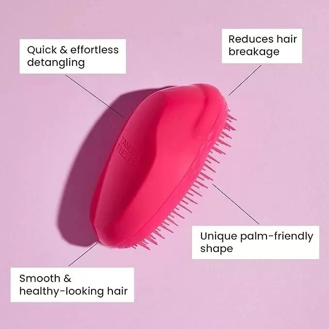 TANGLE TEEZER 提碁 王妃梳 順髮梳 攜帶梳 一大一小2件組 乾濕兩用-細節圖3