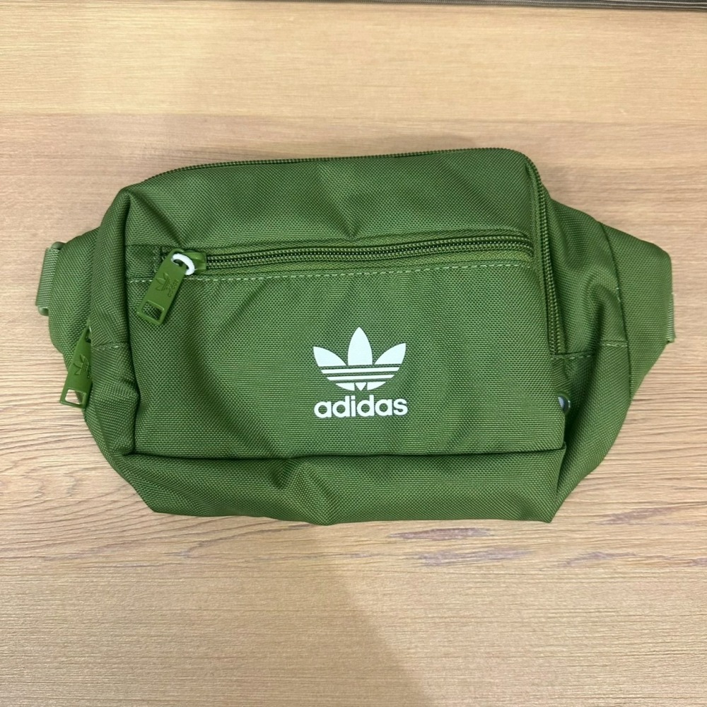 美國 adidas 黑底白標 Originals 腰包 斜背包 胸包 肩背包-細節圖10