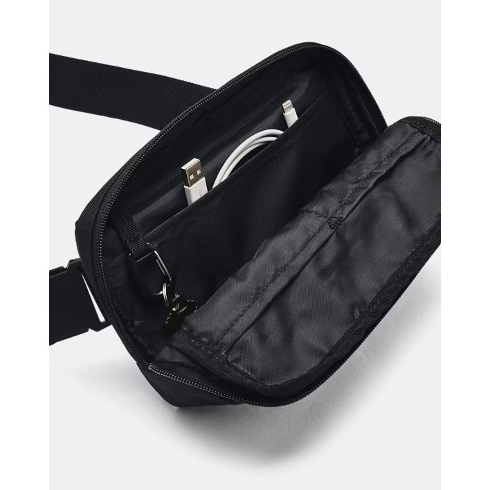 美國 UA 安德瑪 Under Armour Essential 腰包 斜背包 胸包 肩背包 黑/灰/白-細節圖4