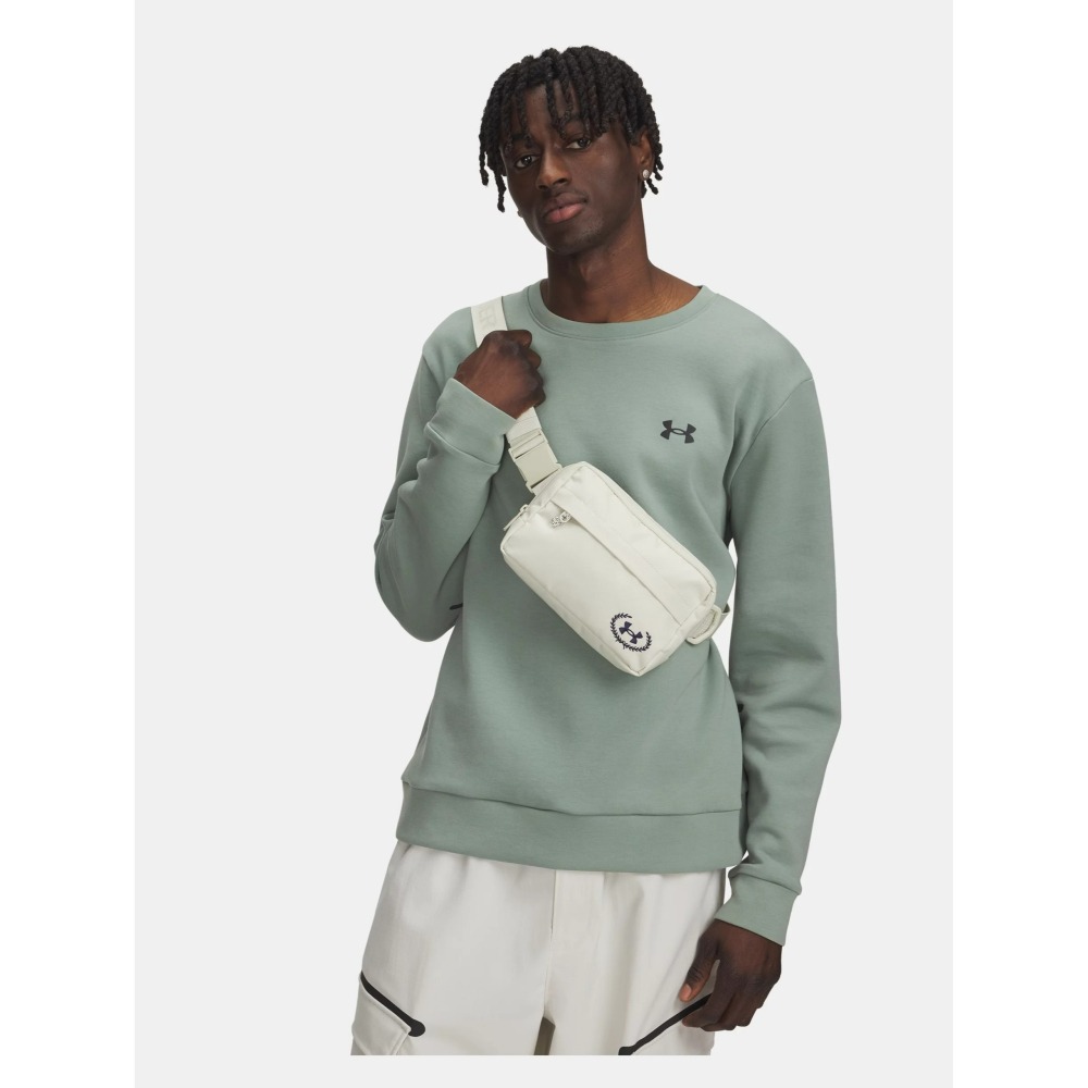 美國 UA 安德瑪 Under Armour Essential 腰包 斜背包 胸包 肩背包 黑/灰/白-細節圖10