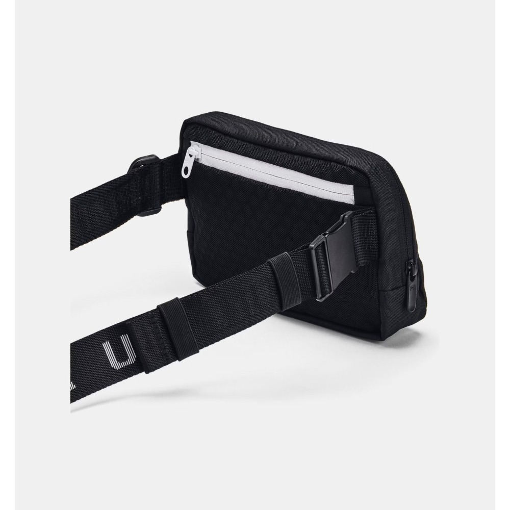 美國 UA 安德瑪 Under Armour Essential 腰包 斜背包 胸包 肩背包 黑/灰/白-細節圖2