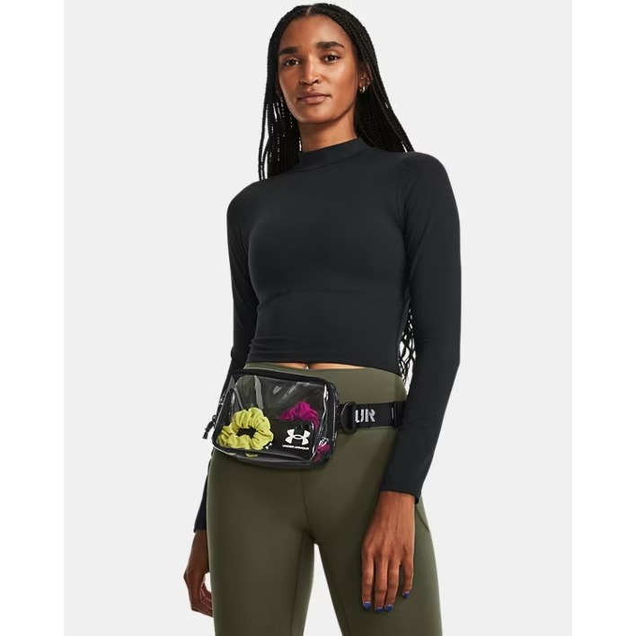 美國 UA 安德瑪 Under Armour Essential Clear 斜背包 胸包 肩背包 腰包 透明 痛包-細節圖3