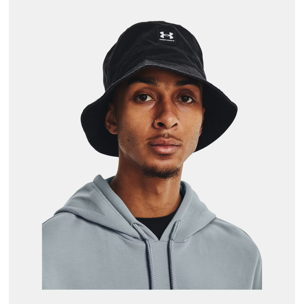 美國 UA 安德瑪 Under Armour 男女適用 漁夫帽 雙面休閒帽 帽子 防曬帽 遮陽帽-細節圖6