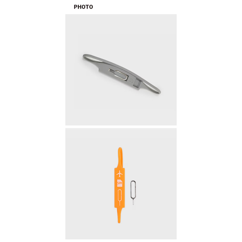 韓國大創 Daiso 旅行用 SIM卡夾 SIM卡收納繩-細節圖3