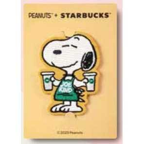 星巴克 Starbucks x PEANUTS 史努比布章 JOE KIND SNOOPY布章-細節圖4