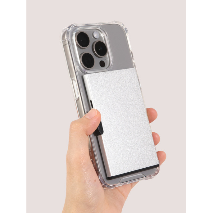 <二手> 韓國 DESIGN SKIN MagSafe 磁吸手機卡套 卡片收納 黑-細節圖3