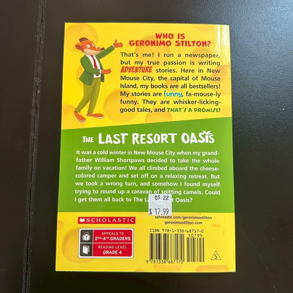 <二手 兩本合售> Geronimo Stilton 老鼠記者 英文讀物-細節圖3